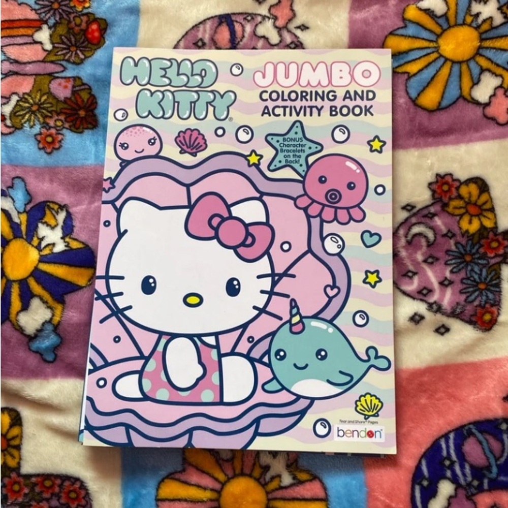 Hello Kitty Mega Coloring/Activity Bundle (7) Books and (1) Set of Crayons - Picture 8 of 9
